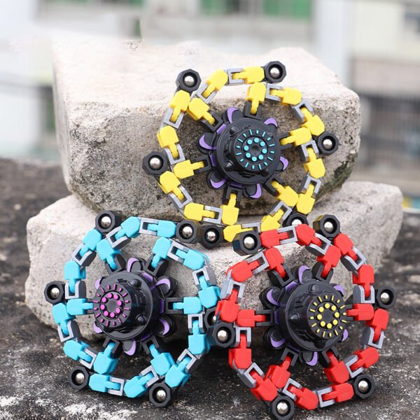 Deformed Fidget Spinner Chain Toys For Children Antistress Hand Spinner Vent Toys Adult Stress Relief Sensory Gyro Gift - Image 3