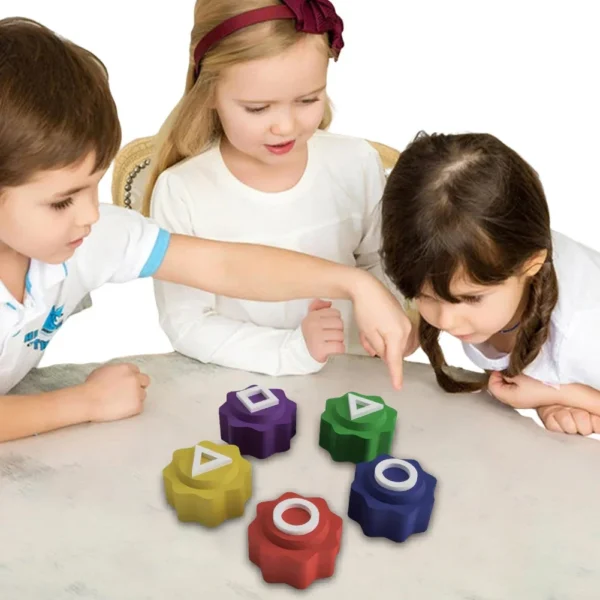 5PCS Gonggi Korean Stones Set Korean Folk Game Dice Traditional Play Hand Eye Coordination Training Funny Pebbles Board Games - Image 12