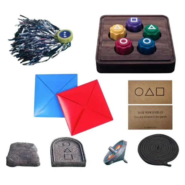 5PCS Gonggi Korean Stones Set Korean Folk Game Dice Traditional Play Hand Eye Coordination Training Funny Pebbles Board Games - Image 9