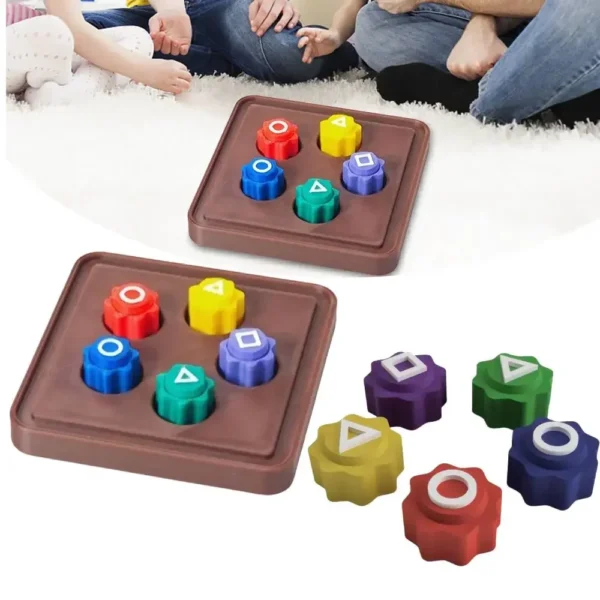 5PCS Gonggi Korean Stones Set Korean Folk Game Dice Traditional Play Hand Eye Coordination Training Funny Pebbles Board Games - Image 3