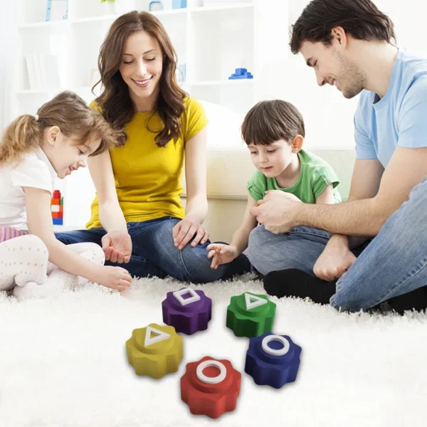 5PCS Gonggi Korean Stones Set Korean Folk Game Dice Traditional Play Hand Eye Coordination Training Funny Pebbles Board Games - Image 14