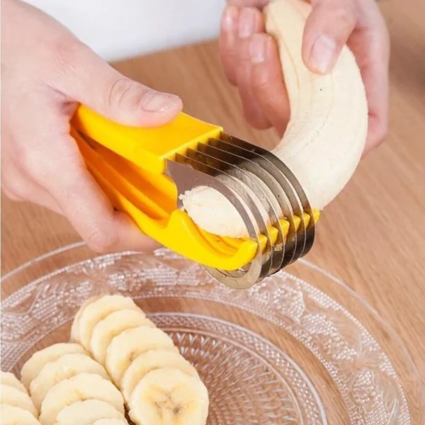 Ham Banana Slicer Cutter Eco-friendly Kitchen Tools Plastic Vegetable Fruit Slicers Cutter Cucumber Sala Shredders Cooking Tools - Image 11