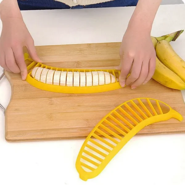 Ham Banana Slicer Cutter Eco-friendly Kitchen Tools Plastic Vegetable Fruit Slicers Cutter Cucumber Sala Shredders Cooking Tools - Image 14