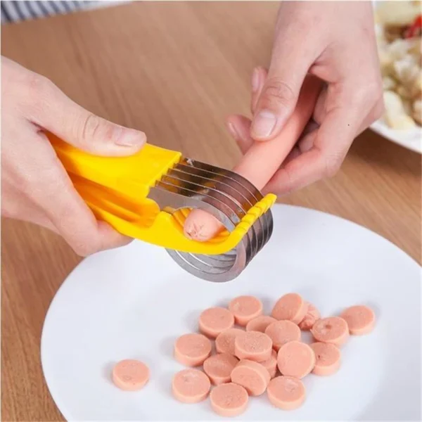 Ham Banana Slicer Cutter Eco-friendly Kitchen Tools Plastic Vegetable Fruit Slicers Cutter Cucumber Sala Shredders Cooking Tools - Image 8