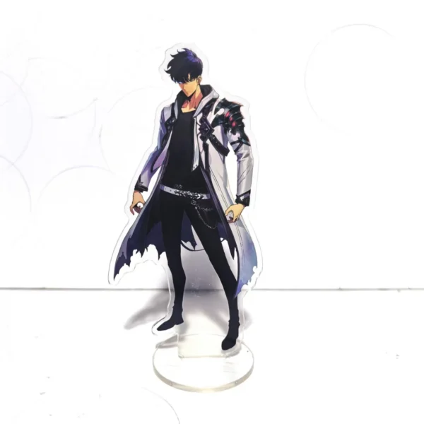 Solo Leveling Sung Jin Woo Yoo Jin Ho Acrylic Anime Stand Model Plate Keychain Desk Decoration Fashion Friends Gift Figure - Image 3