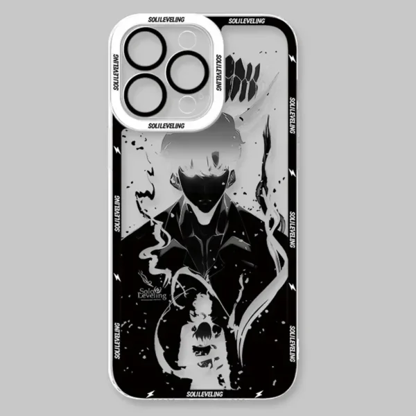 Case For iPhone 15 16 Pro Max 14 Plus 13 12 11 Pro XR XS X 8 7 SE 2020 Anime S-Solo Levelings Shockproof Clear Silicone Cover - Image 11