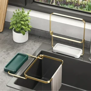 Kitchen Sink Filter Rack Foldable Sink Strainer Mesh Bag Stand Waste Garbage Net Shelf Disposable Garbage Mesh Bag Kitchen Gadge