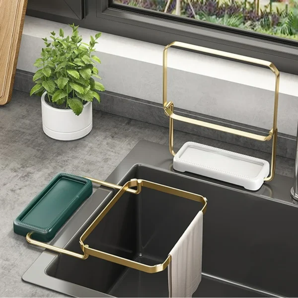 Kitchen Sink Filter Rack Foldable Sink Strainer Mesh Bag Stand Waste Garbage Net Shelf Disposable Garbage Mesh Bag Kitchen Gadge