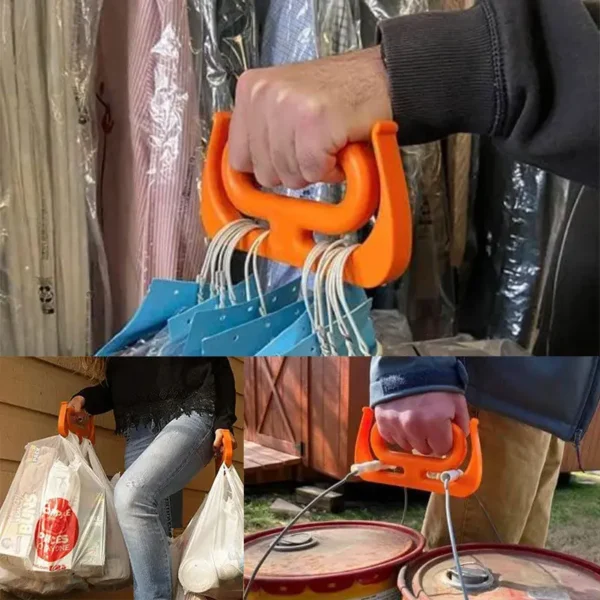 2025 Portable Bag Grip Grocery Bag Carrier Shopping Carrier Grocery Holder Clips Handle Carrier For Women shopping - Image 8