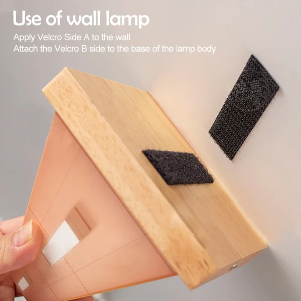 Naked Eye 3D Visual Night Light Wall Lamp Optical Art Atmosphere Wall Lamp 3 Colors Wall-Mounted Painting Light - Image 7