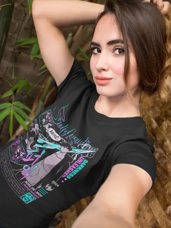 Solo Leveling Shirt, Sung Jin-Woo, Arise Igris Statue of god, Anime Shirt - Image 4