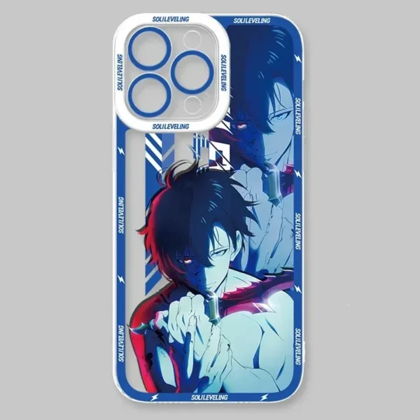 Case For iPhone 15 16 Pro Max 14 Plus 13 12 11 Pro XR XS X 8 7 SE 2020 Anime S-Solo Levelings Shockproof Clear Silicone Cover - Image 8