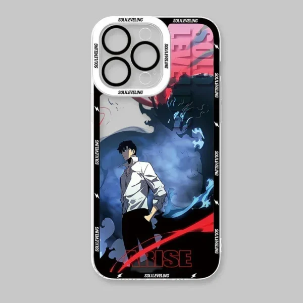 Case For iPhone 15 16 Pro Max 14 Plus 13 12 11 Pro XR XS X 8 7 SE 2020 Anime S-Solo Levelings Shockproof Clear Silicone Cover - Image 13