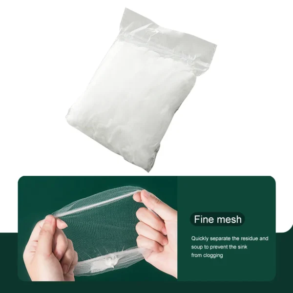 Kitchen Sink Filter Rack Foldable Sink Strainer Mesh Bag Stand Waste Garbage Net Shelf Disposable Garbage Mesh Bag Kitchen Gadge - Image 5
