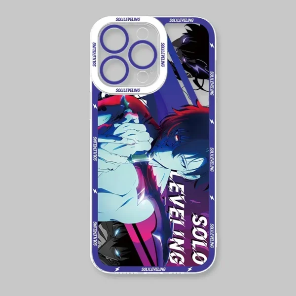 Case For iPhone 15 16 Pro Max 14 Plus 13 12 11 Pro XR XS X 8 7 SE 2020 Anime S-Solo Levelings Shockproof Clear Silicone Cover - Image 12