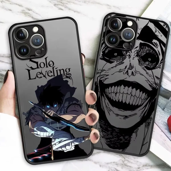 Anime S-Solo Levelings Phone Case For iPhone 16 15 14 13 12 11 Pro Max X XR XSMax 7 8 Plus Matte Transparent Back Cover - Image 5