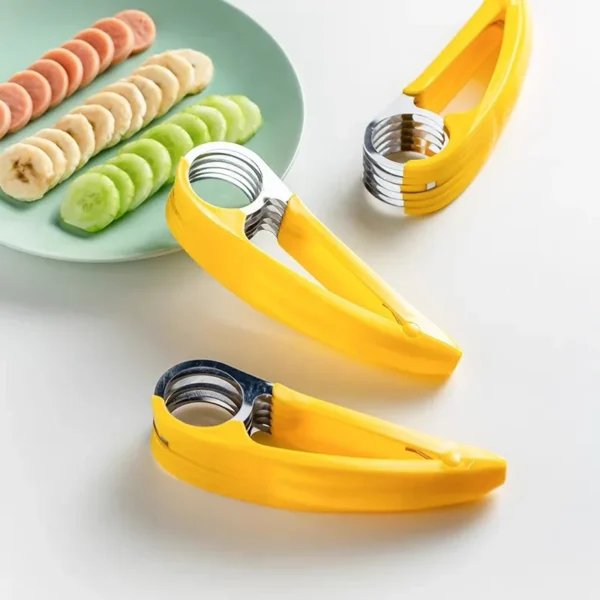 Ham Banana Slicer Cutter Eco-friendly Kitchen Tools Plastic Vegetable Fruit Slicers Cutter Cucumber Sala Shredders Cooking Tools - Image 6