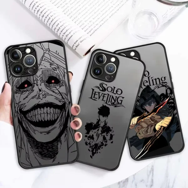 Anime S-Solo Levelings Phone Case For iPhone 16 15 14 13 12 11 Pro Max X XR XSMax 7 8 Plus Matte Transparent Back Cover - Image 3