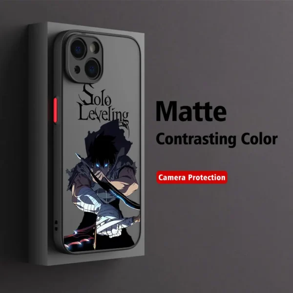 Anime S-Solo Levelings Phone Case For iPhone 16 15 14 13 12 11 Pro Max X XR XSMax 7 8 Plus Matte Transparent Back Cover - Image 11
