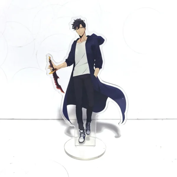 Solo Leveling Sung Jin Woo Yoo Jin Ho Acrylic Anime Stand Model Plate Keychain Desk Decoration Fashion Friends Gift Figure - Image 11
