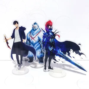 Solo Leveling Sung Jin Woo Yoo Jin Ho Acrylic Anime Stand Model Plate Keychain Desk Decoration Fashion Friends Gift Figure