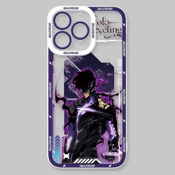 Case For iPhone 15 16 Pro Max 14 Plus 13 12 11 Pro XR XS X 8 7 SE 2020 Anime S-Solo Levelings Shockproof Clear Silicone Cover - Image 7