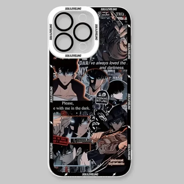 Case For iPhone 15 16 Pro Max 14 Plus 13 12 11 Pro XR XS X 8 7 SE 2020 Anime S-Solo Levelings Shockproof Clear Silicone Cover - Image 10