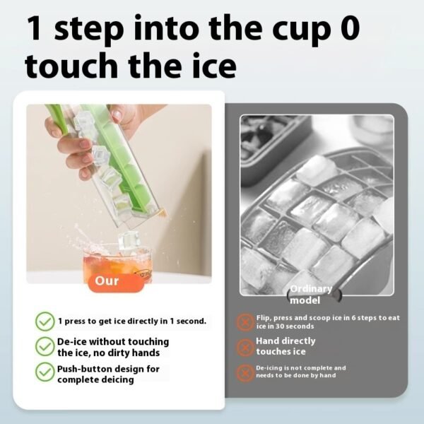 Ice Cube Maker Handle Tray - Image 5