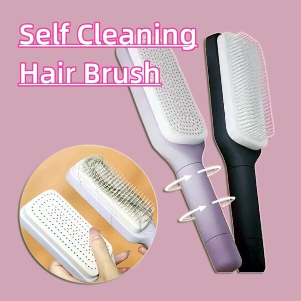 4 In 1 Self Cleaning Hair Brush - Image 7