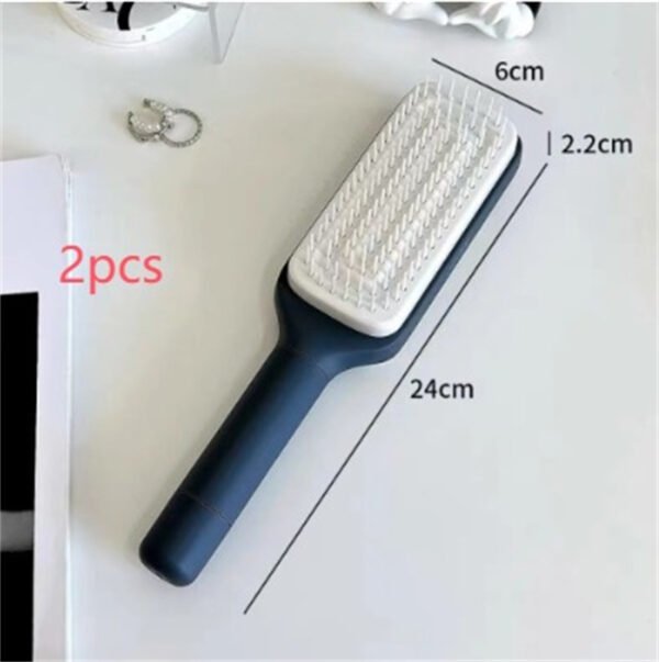 4 In 1 Self Cleaning Hair Brush - Image 10