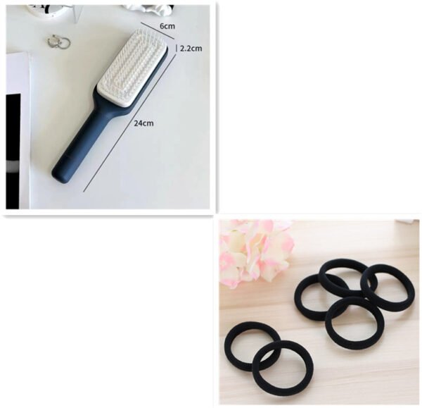 4 In 1 Self Cleaning Hair Brush - Image 4