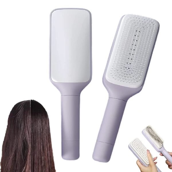 4 In 1 Self Cleaning Hair Brush - Image 8